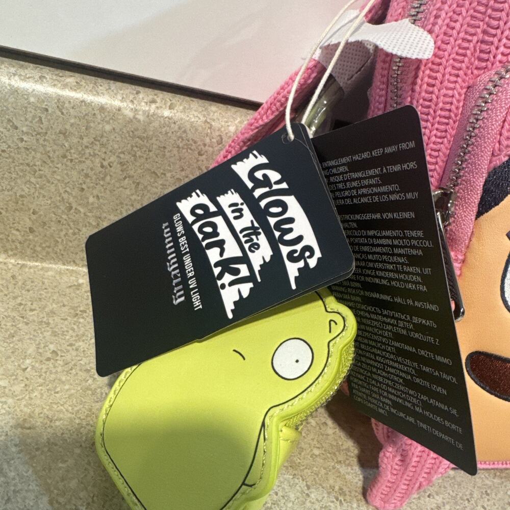 Loungefly Bob's Burgers Louise Cosplay Cell Phone Crossbody Bag w/ Glow Coin Bag - Picture 2 of 6